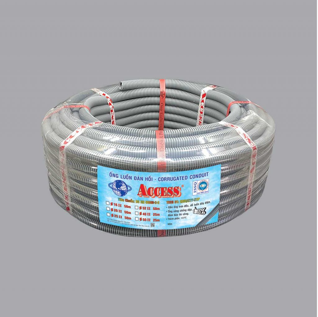 Ống ruột gà màu xám tại Đà Nẵng